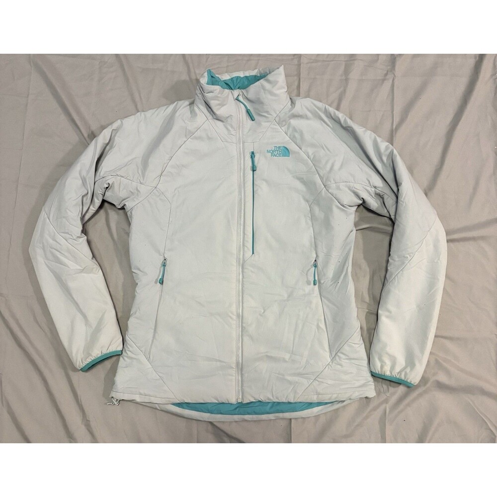 North Face Jacket Womens Medium Gray Ventrix Insulated Water Resistant Full Zip
